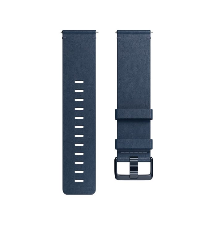 Fitbit Versa Leather Midnight Blue Bands - Singapore